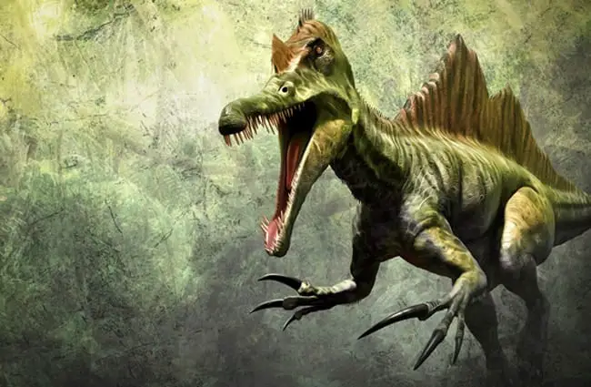 Image of a now-extinct Spinosaurus