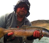Blm Fisheries Biologist With A Brown Trout Photo By: Blmidaho Https://Creativecommons.org/Licenses/By/2.0/ 