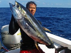 Recreational angler showing off his Yellowfin Tuna catchPhoto by: sucinimadhttps://creativecommons.org/licenses/by-nd/2.0/